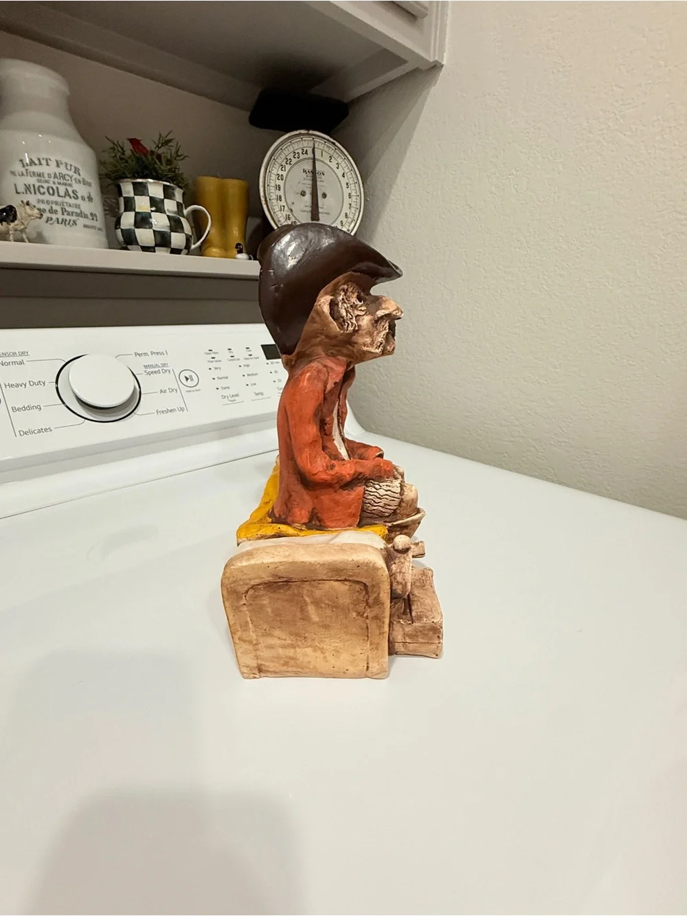 1980s Cowboy “Early Riser” Figurine • Bill Vernon Design Shade Tree Collection - Picture 5 of 14